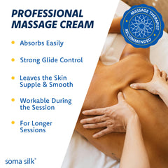 Soma Silk Face and body massage cream for facial treatments
