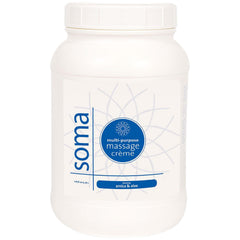 Soma Silk massage cream bottle pour for silky glide and easy cleanup