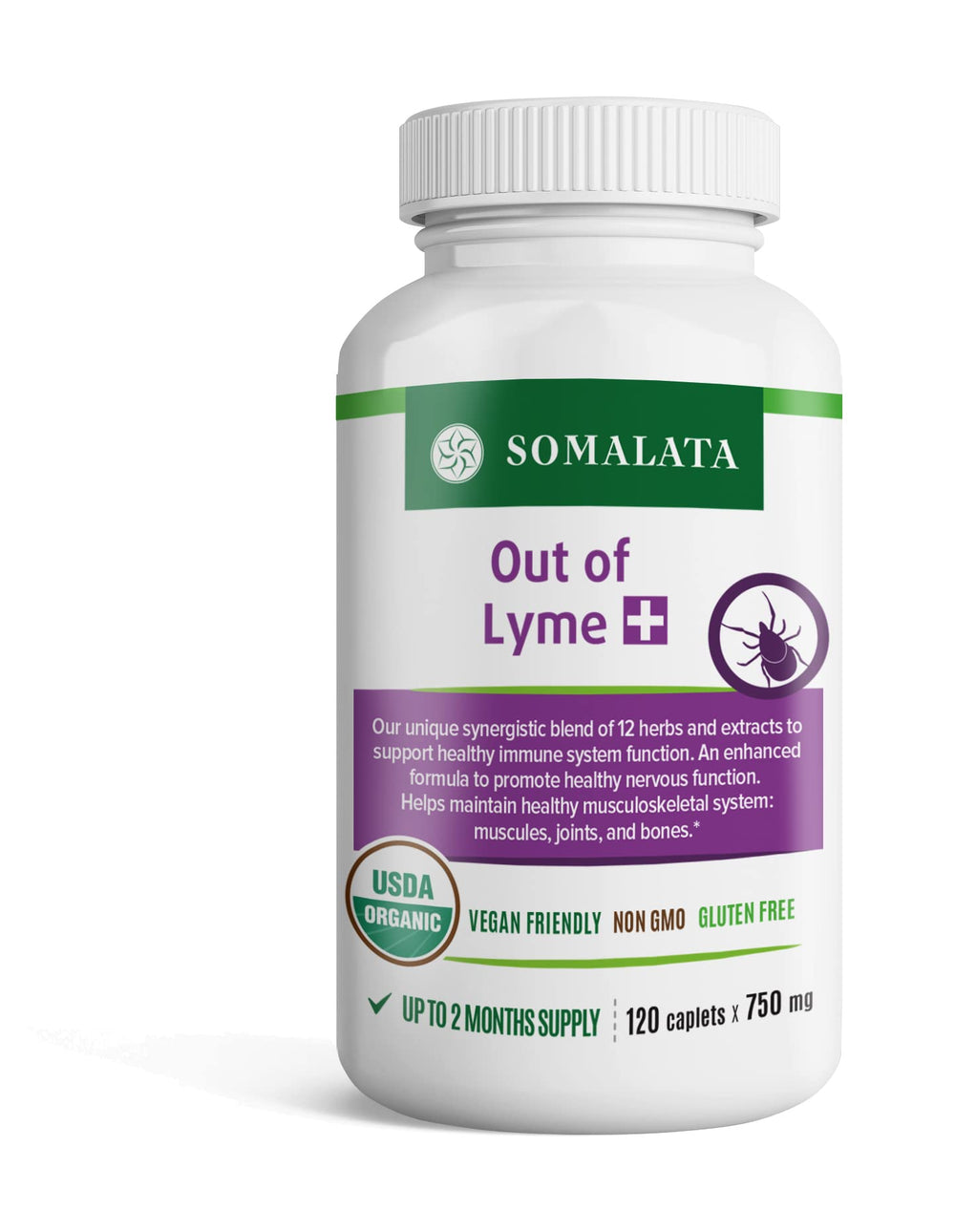 Somalata Plus Formula immune support bottle promoting daily resilience.