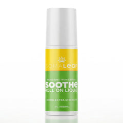 SomaLeaf Soothe Roll-On packaging showcases easy on-the-go topical relief