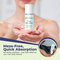 Sombra gel tube exterior noting vegan formula and absence of artificial fragrances