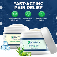 Sombra warm therapy gel applying to a sore spot for targeted comfort
