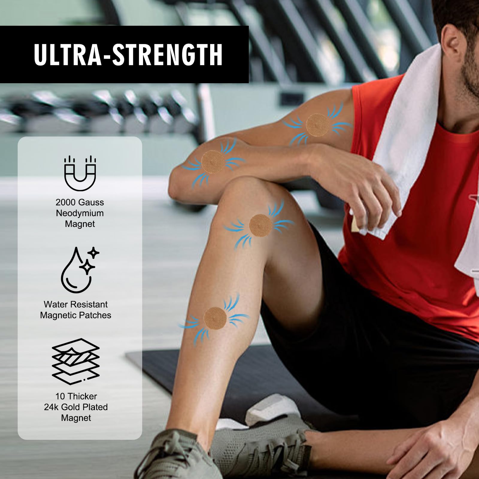 SOMIVOT 2000 Gauss magnets deliver focused acupressure for relaxation