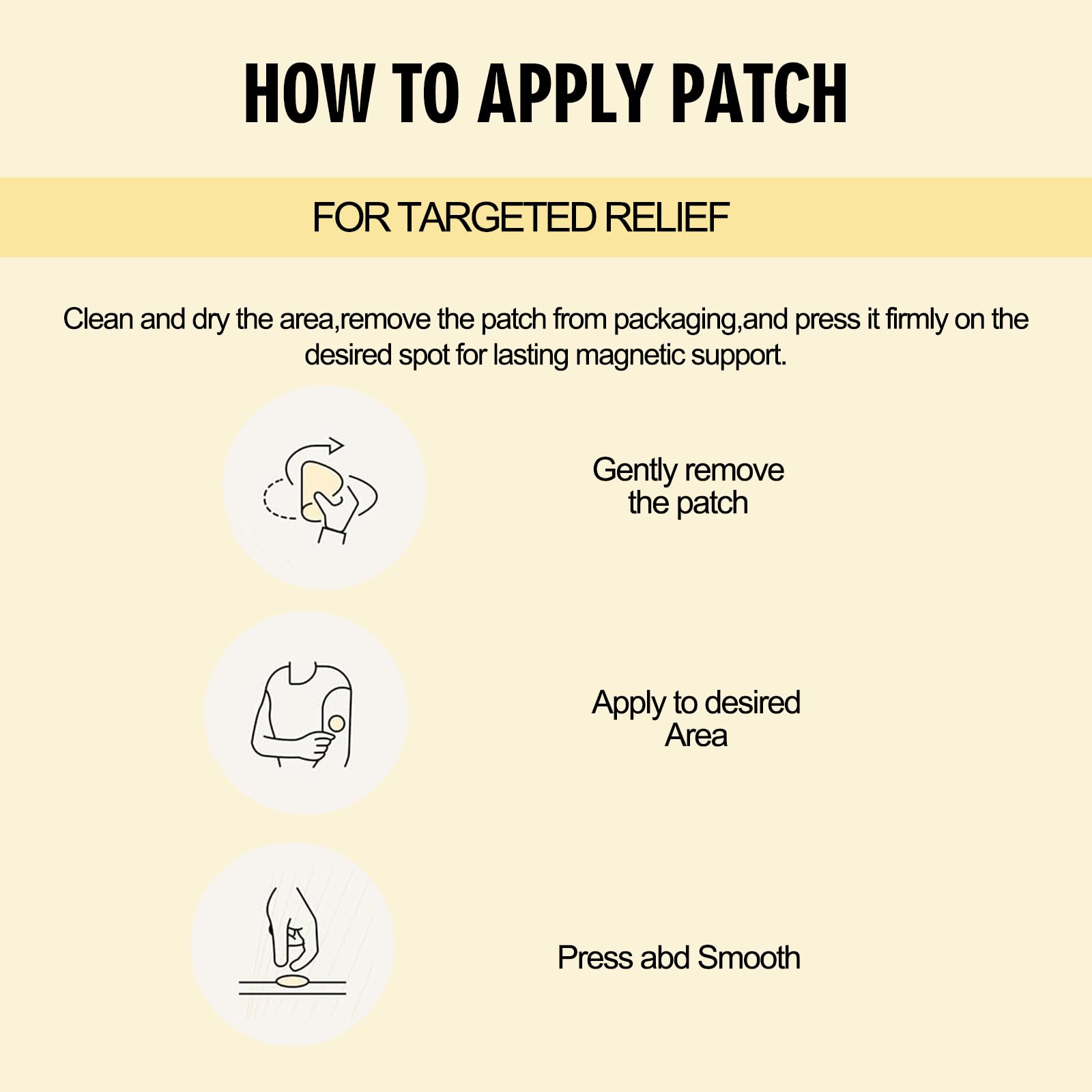 SOMIVOT patches applied to the back for discreet wear
