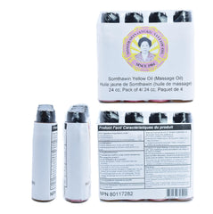 Somthawin Angki yellow oil travel pack ready in gym bag