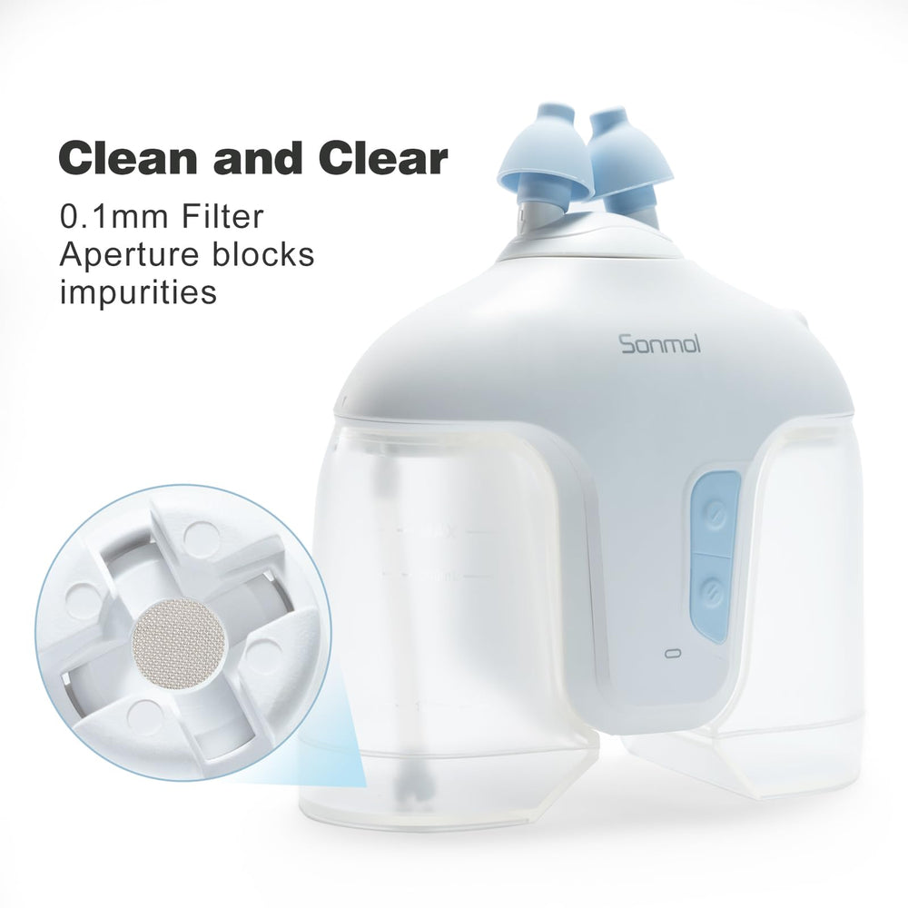 Sonmol battery-powered design for low energy consumption and extended use.