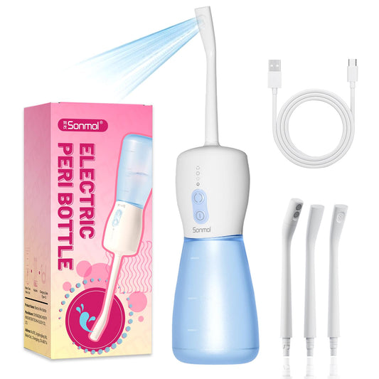 Sonmol Electric Peri Bottle main body for portable postpartum cleansing and everyday hygiene.