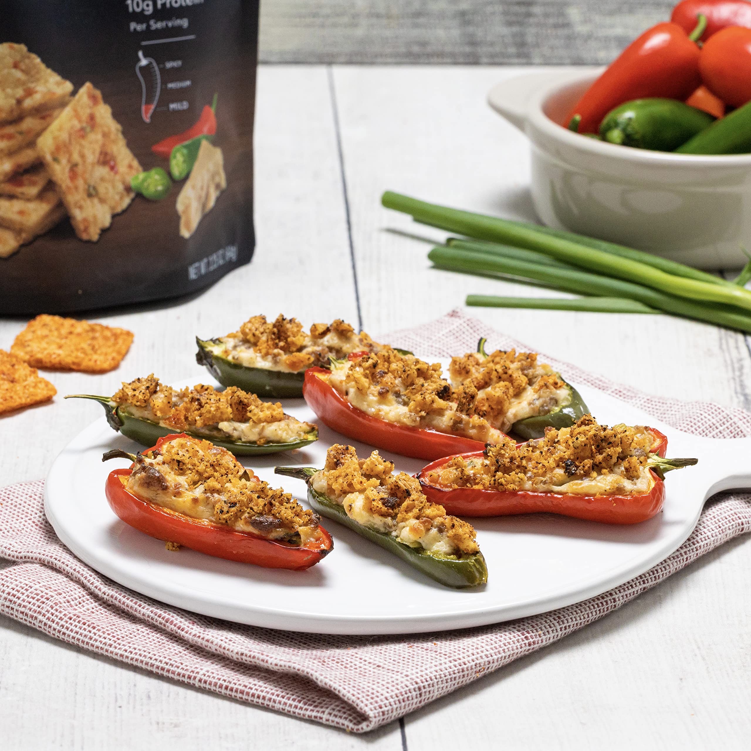 Sonoma Creamery Pepper Jack Crisps as breadcrumbs substitute – keto-friendly