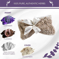 Sonoma Lavender Spa Mask being chilled in the freezer for refreshing relief