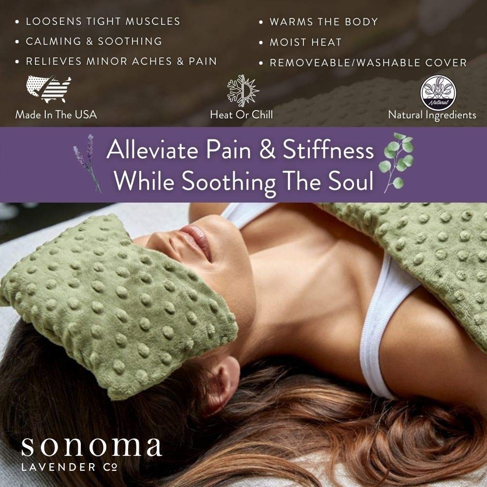 Sonoma Lavender Spa Mask insert with lavender buds for aromatic warmth