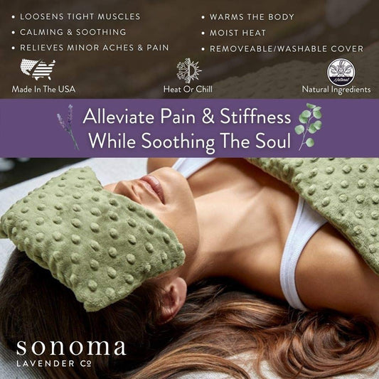 Sonoma Lavender Spa Mask insert with lavender buds for aromatic warmth