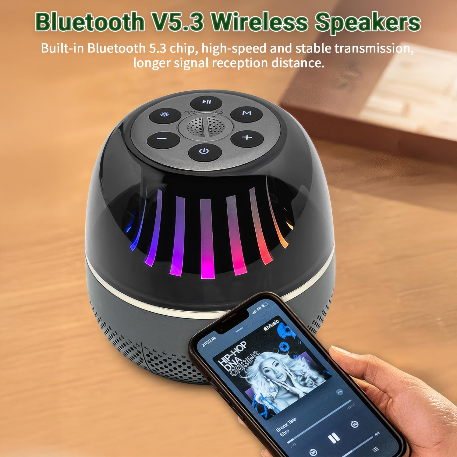 Soobuygoo Bluetooth 5.3 connects quickly to devices