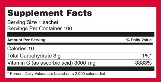 Sookwang Megadose Vitamin C powder dissolves quickly in water