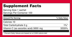 Sookwang Megadose Vitamin C powder dissolves quickly in water