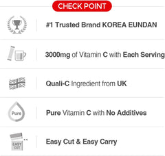 Sookwang Megadose Vitamin C powder stirred into yogurt for a lift