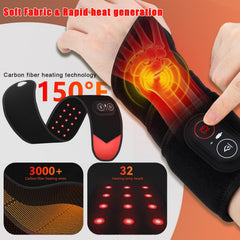 SORALEK 3000mAh battery powers red light and heat without cords.
