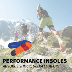 Sorbothane Ultra Sole Insole arch-support curve reduces fatigue during workouts