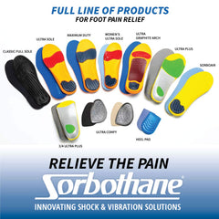 Sorbothane Ultra Sole Insole Cambrelle cover keeps feet dry and odor-free