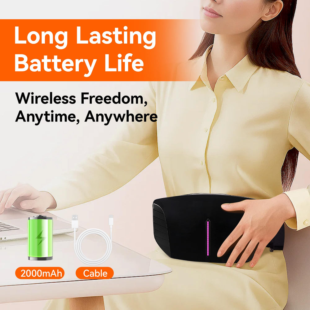 SORELAX 2000mAh battery supports long, uninterrupted massage sessions.