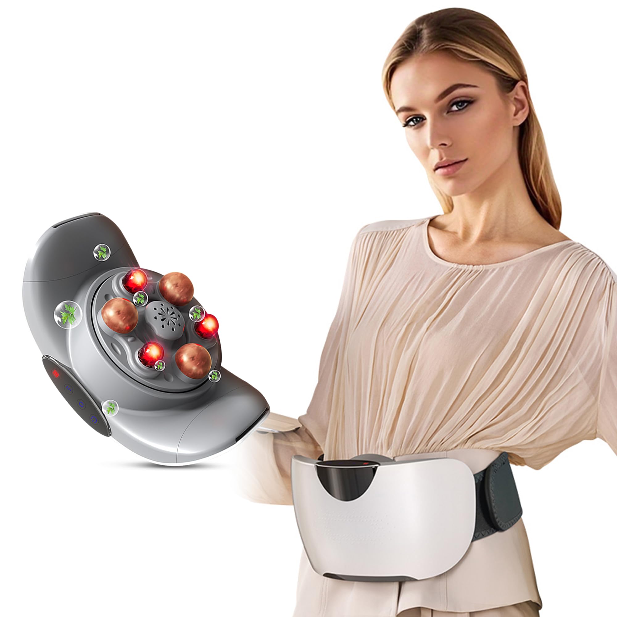 SORELAX Automatic Abdominal Massager front view for waist and belly massage