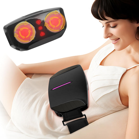 SORELAX double-disc abdominal massager compact design for easy at-home use.