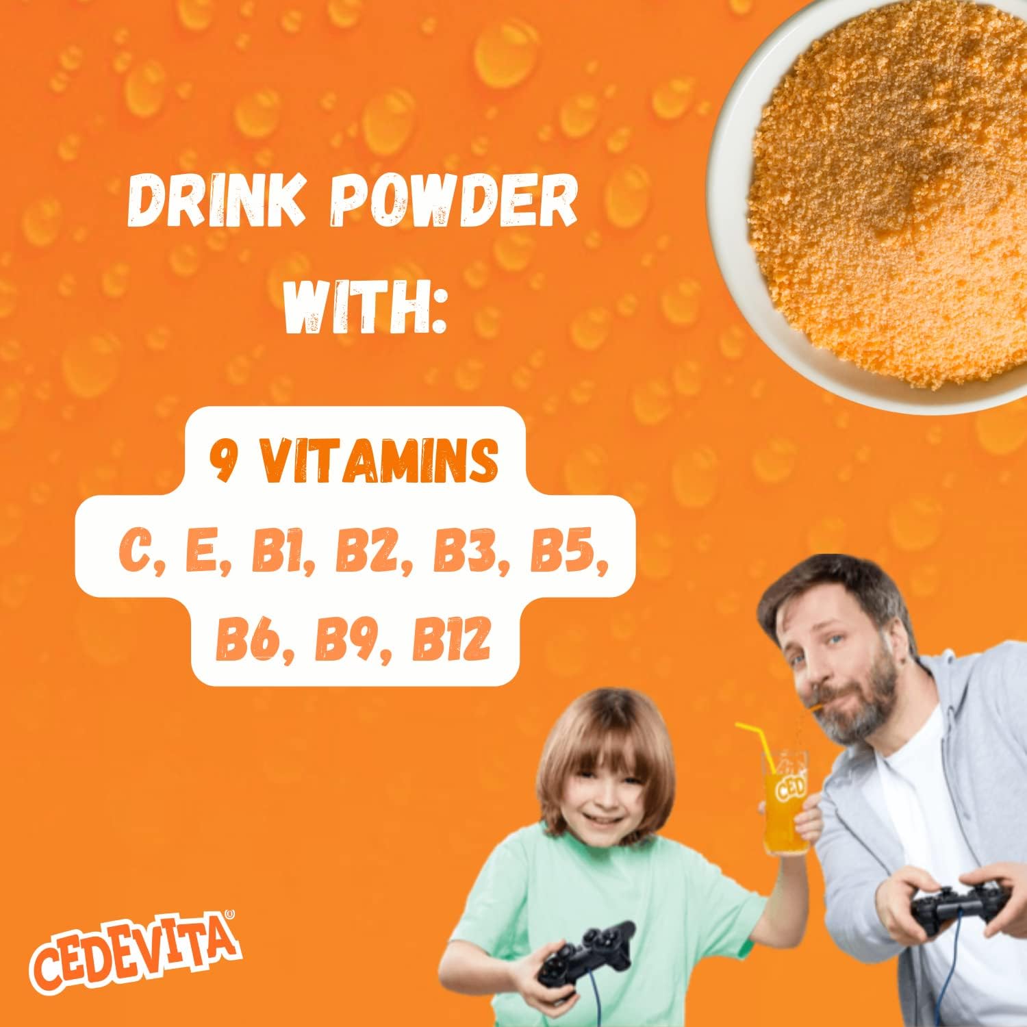 SORINA Cedevita 2x900g packaging on shelf for home use.