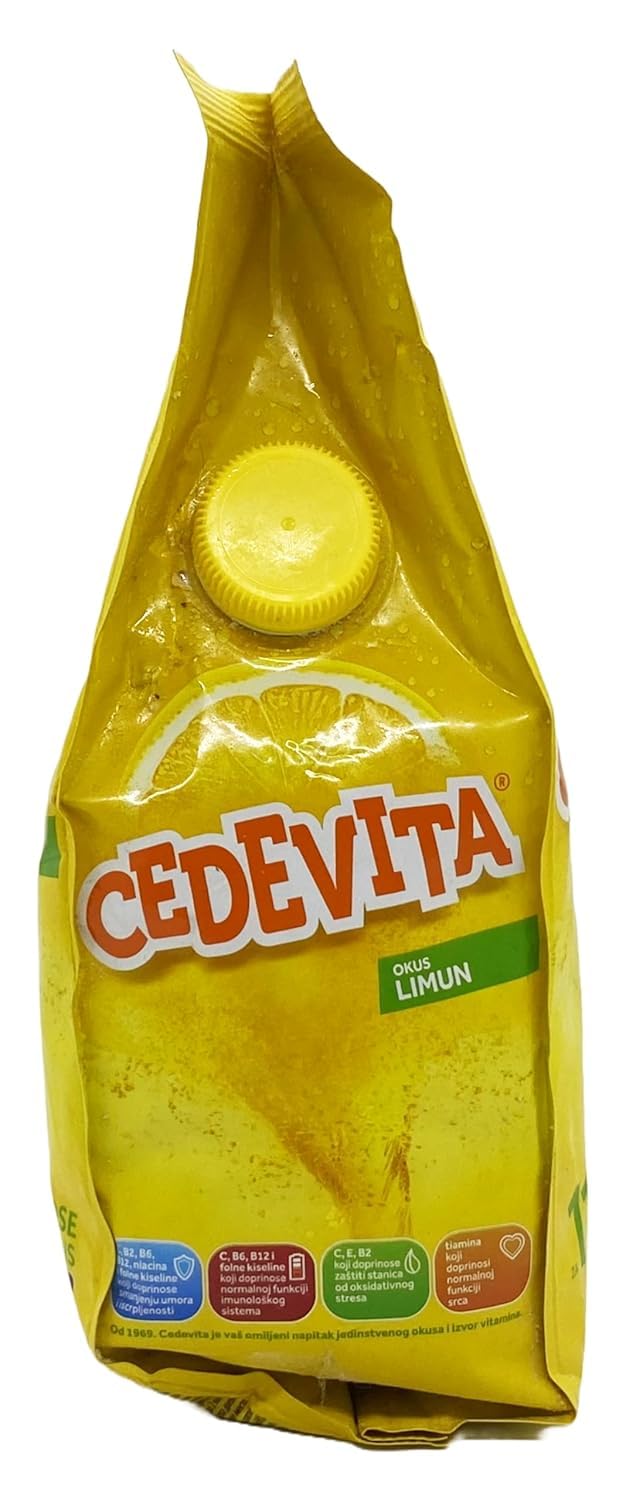 SORINA Cedevita grapefruit packet mix in water for crisp taste.