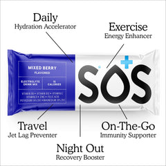 Travel-ready sachets in a compact case for busy days.