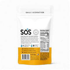 SOS Hydration mango stick being added to water for easy hydration.