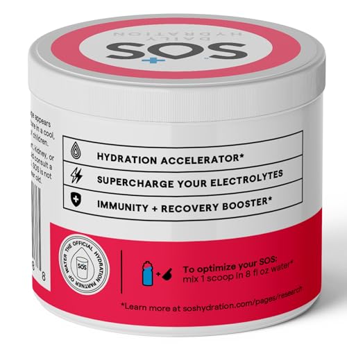 Glass of SOS Hydration Watermelon after a workout