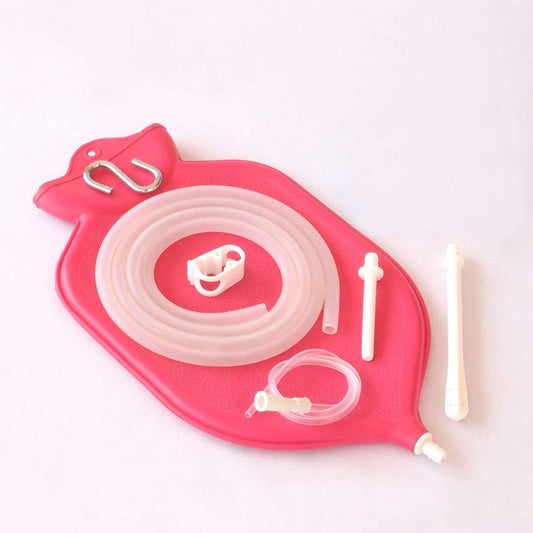 SoulGenie NaturoFlo silicone tubing for flexible hygienic connections.