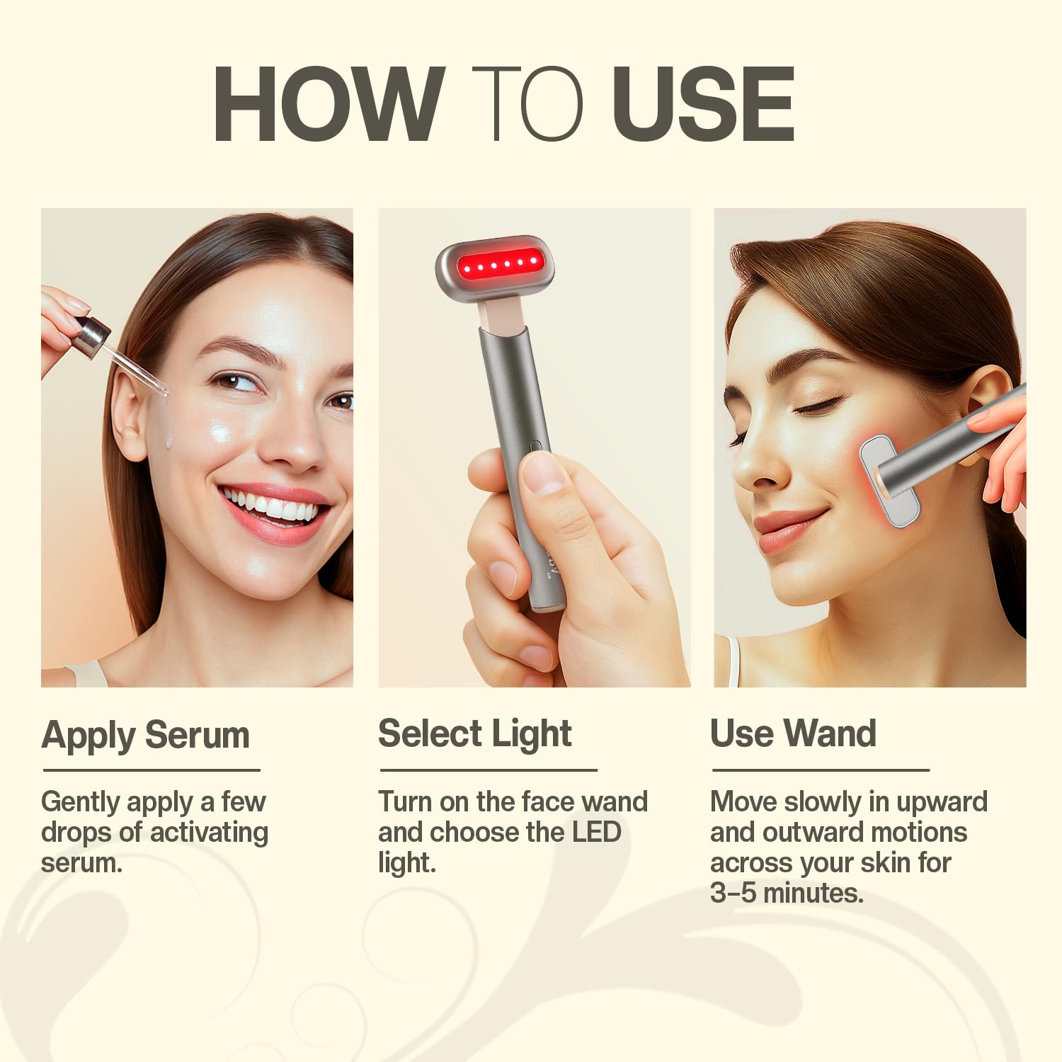 Ergonomic handle on the SOULSPA PURE wand provides secure control.