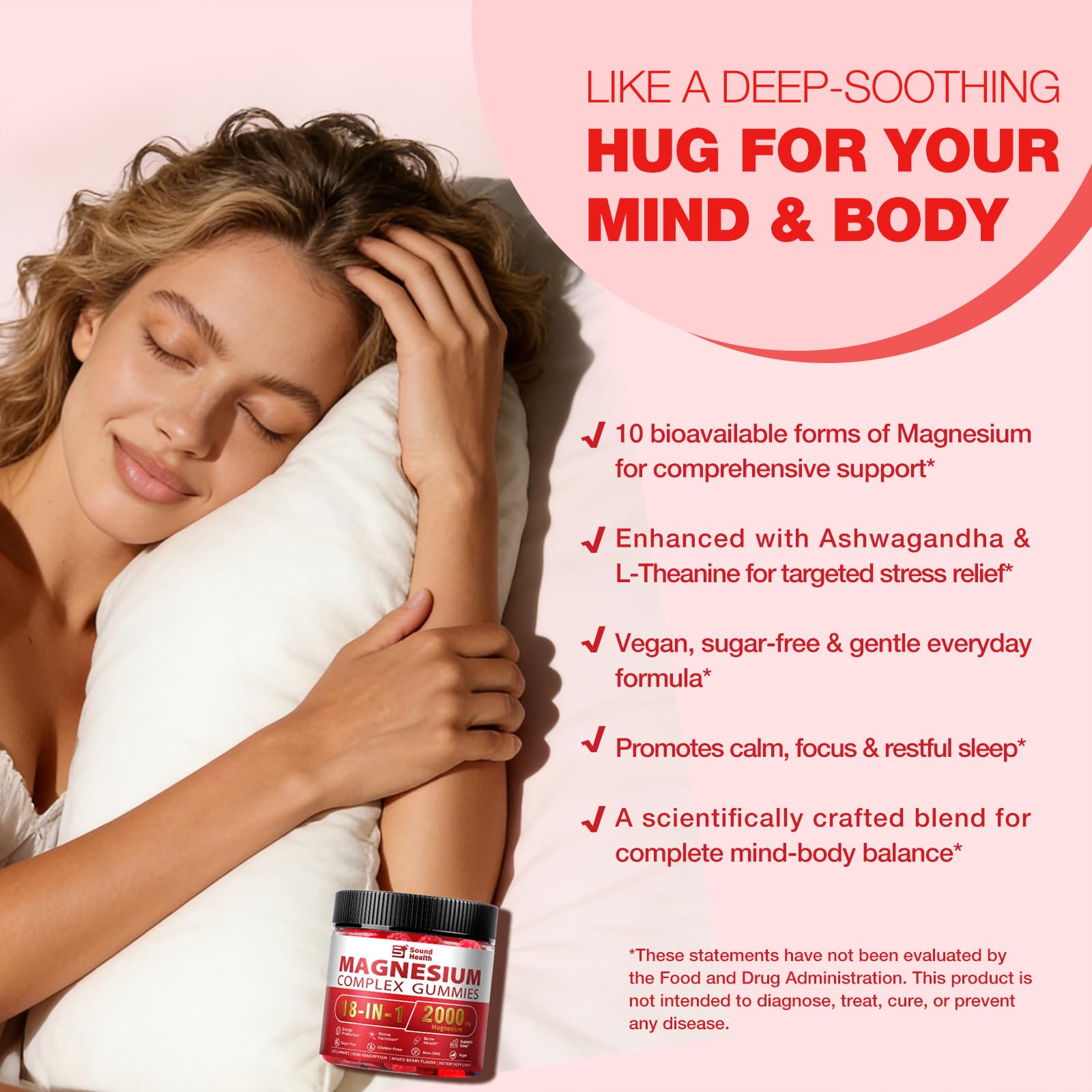 Sound Health Plus L-theanine blend promotes relaxing focus in gummies