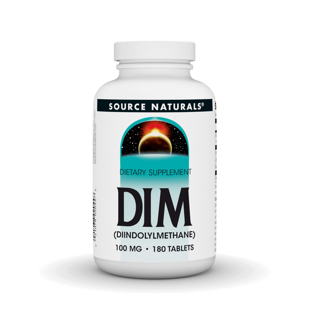 Source Naturals DIM bottle with BioPerine for easy daily supplementation.