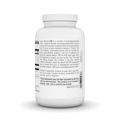 Source Naturals FOS 1000 mg allergen-free banner emphasizes clean label.