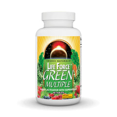 Source Naturals Life Force Green Multi bottle front offers daily energizing support.