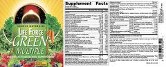 Source Naturals Life Force Green Multi daily-dose setup ready with meals.
