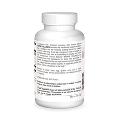 Source Naturals Marine Collagen label detail highlighting fish-derived collagen.