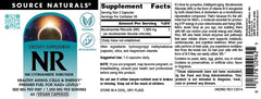 Source Naturals NR bottle with packaging box to illustrate vegan supplement