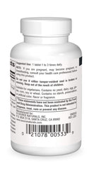 Source Naturals Pycnogenol & Grape Seed tablets on label highlighting proanthocyanidins.