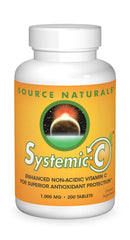 Source Naturals Systemic C 1000mg bottle front view highlighting product presence