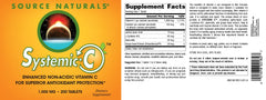 Source Naturals Systemic C 1000mg bottle resting on a desk for everyday routine