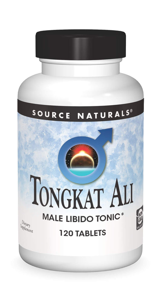 Source Naturals Tongkat Ali bottle front showing energy and stamina support