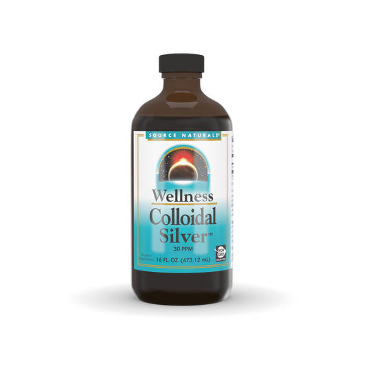 Source Naturals Wellness Colloidal Silver bottle for daily use