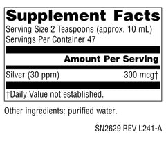 Pouring Source Naturals colloidal silver for easy daily dosing