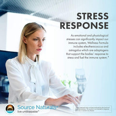 Source Naturals Wellness Formula capsules ready for daily use.