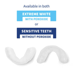 SOVA White moldable trays adapt to teeth for a snug, mess-free whitening