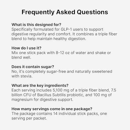 SoWell GLP-1 Fiber Apple Cinnamon Drink Mix supports digestive regularity with gentle fiber blend