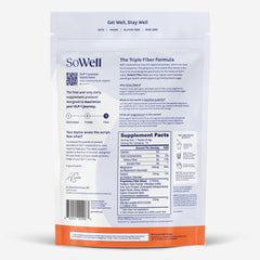 SoWell GLP-1 Fiber Apple Cinnamon Drink Mix stick pack ready for on-the-go fiber intake