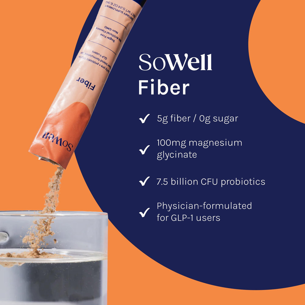 SoWell powder texture on spoon showing fine mixability benefit